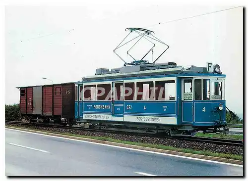 Moderne Karte Forchbahn Oldtimer Cfe mit dem letzten Guterwagen