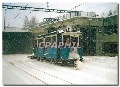 Cartes postales moderne Lange Jahre diente der Forchbahn Motorwagen