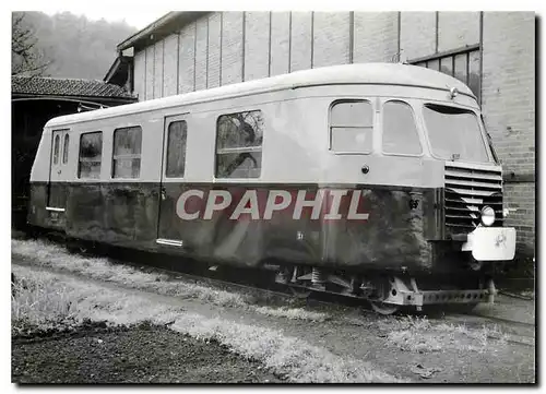 Moderne Karte Autorail X au depot POC de Tulle