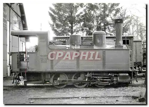 Cartes postales moderne Locomotive t devant le depot du Mortier Gumond