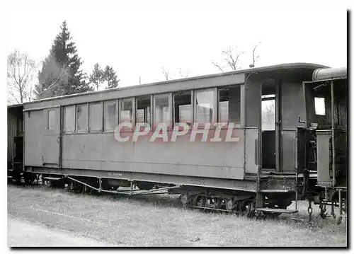 Cartes postales moderne Voiture a bogies CF transformee en mixte