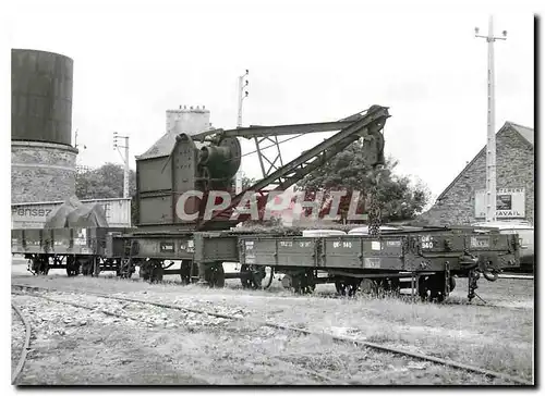 Cartes postales moderne Train grue a Carhaix