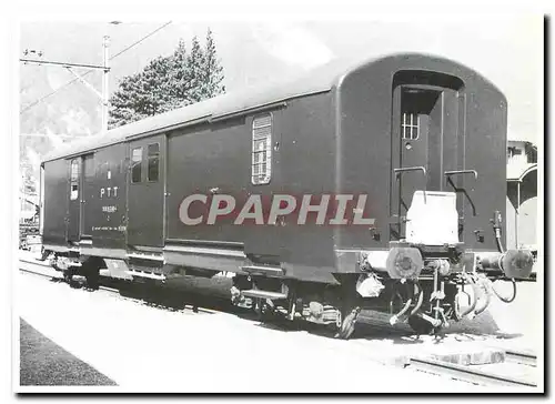 Cartes postales moderne Bahnpostwagens PTT Z 50 85 00 33 460 4 in Interlaken Ost