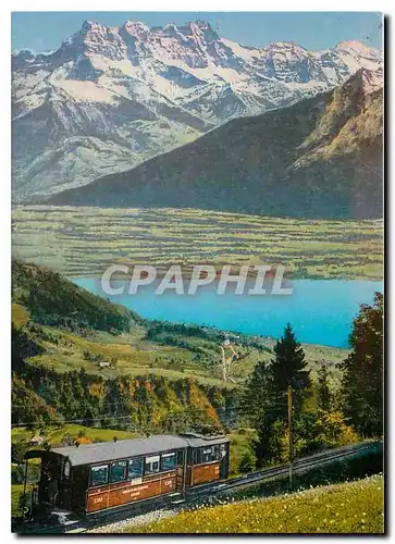 Cartes postales moderne Chemins de fer electriques veveysans CEV CF 203 He 2 2 1 Mont Blanc