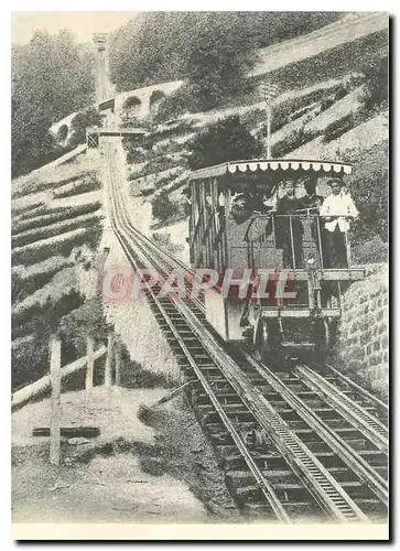 Cartes postales moderne Seilbahn Territet Glion zu erreichen