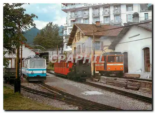 Cartes postales moderne Montreux Glion Rochers de Naye Bahnen GN Bhe 4 8 303 BRB H 2 3 1