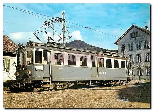 Moderne Karte Tram StSS BDe 4 4 6 Depot Siblingen