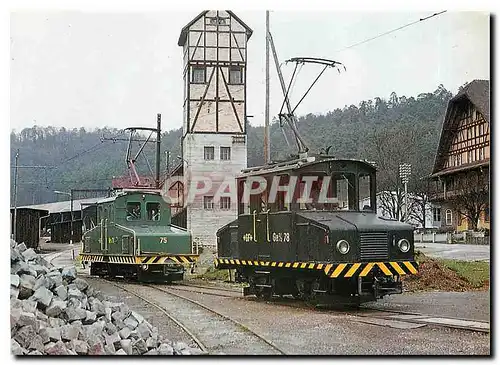 Cartes postales moderne Tram Ge 2 2 78 und Ge 4 4 75 endstation Birch