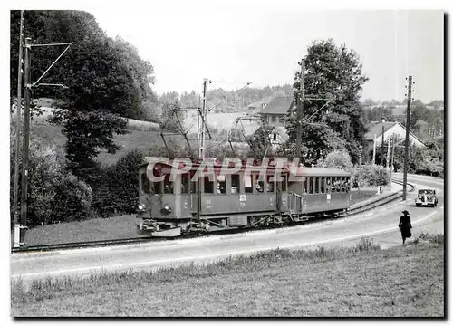 Cartes postales moderne Tram FW Zug in der Eichlibach Steigung Rosental und Munchweilen