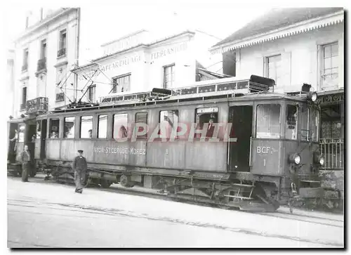 Cartes postales moderne Tram ABDe 4 4 1 de la NStCM