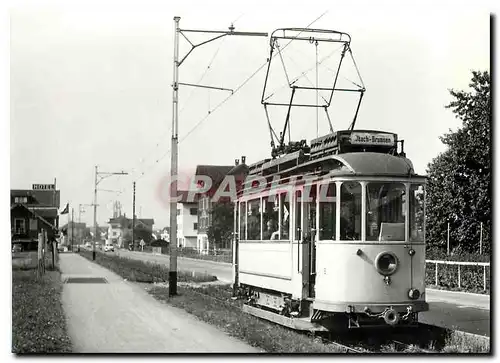 Cartes postales moderne Tram Ce 2 2 6 sur plate forme independante pres d'ingenbohl