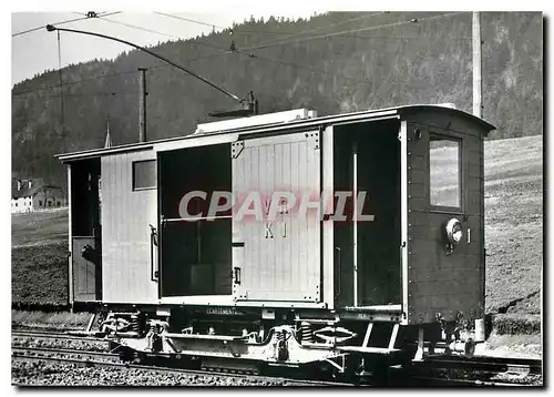 Cartes postales moderne Tram Ke 2 2 1 devant le depot de Cernier