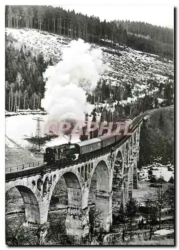 Cartes postales moderne Baureihe 95 0 Dampflokomotiven im Einsatz Saalfeld