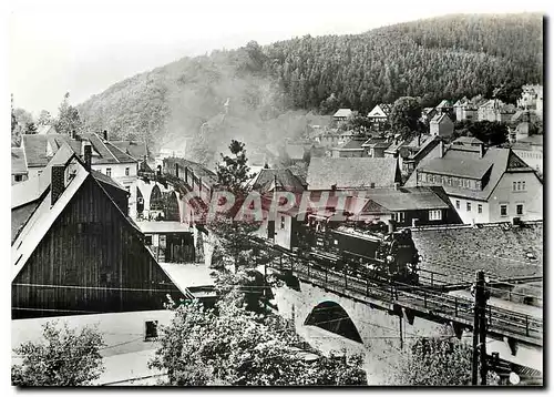 Moderne Karte Schmalspurbahn Freital Hainsberg Kurort Kipsdorf Ortsdurchfahrt Schmiedeberg