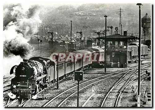 Cartes postales moderne Baureihe 41 Reko Dampflokomotiven im Einsatz Saalfeld