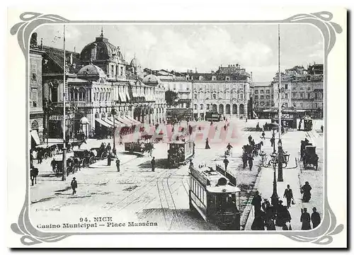 Cartes postales moderne Nice Casino Municipal Place Massena