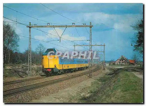 Cartes postales moderne Treinstel ICM 4050 naar Rotterdam bij Holten