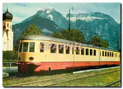 Moderne Karte Elektro Schnelltriebwagen et T 1900