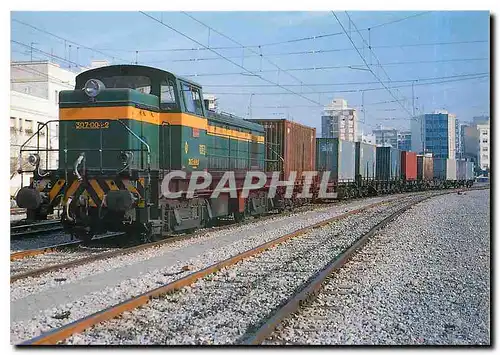 Cartes postales moderne Locomotra diesel 10704 Estacion de Castellon de la Plana