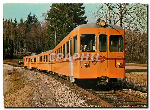 Cartes postales moderne Sihital Zurich Uetliberg Bahn Pendelkomposition der Uetlibergstrecke