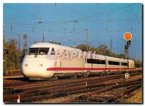 Moderne Karte High Speed train ICE