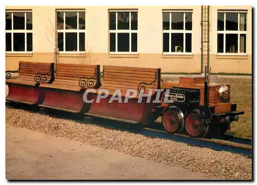 Cartes postales moderne Erste elektrische Eisenbahn der Welt Bundesbahn Ausnesserungswerk Munchen Freimann