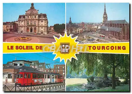 Cartes postales moderne Tourcoing Nord France L'Hotel de Ville