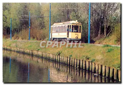 Cartes postales moderne Tram Mongy N 420 entre Marquette Lez Lille et Wambrechies