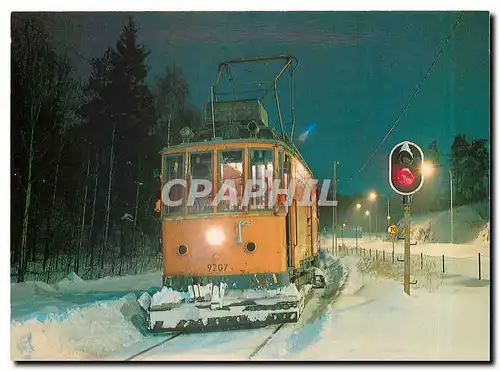 Cartes postales moderne Stockholm Sodra Lidingons Jarnvags snorojningslok Nr 9207