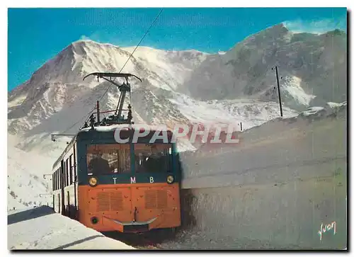 Cartes postales moderne Massif du Mont Blanc Haute Savoie Le Tramway du Mont Blanc