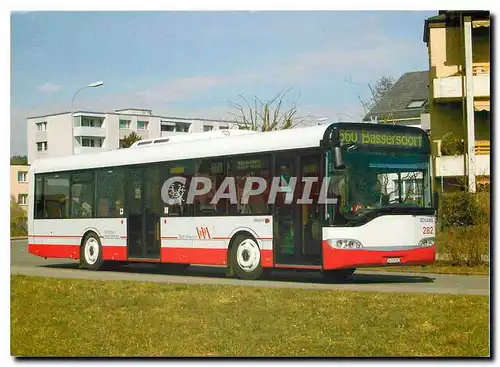 Cartes postales moderne Winterthurer Verkehrsbetriebe Solaris Autobus Urbino 12 Nr 282