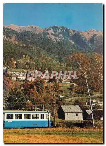 Moderne Karte Valle Vigezzo Ferrovia Domodossola Locarno