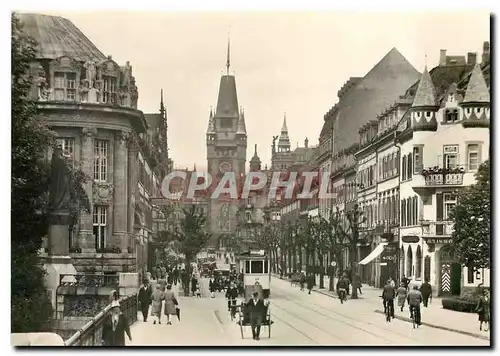 Moderne Karte Freiburg im Breisgau Historische Metz Aufnahme Kaiserstrasse mit Martinstor