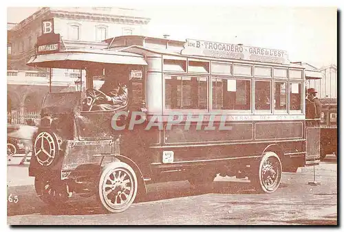 Cartes postales moderne Paris Autobus Schneider PB 2