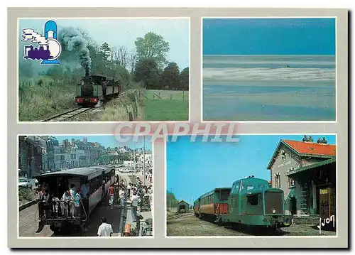 Cartes postales moderne Chemin de fer de la Baie de Somme Le Crotoy Somme