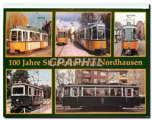 Cartes postales moderne Strassenbahn in Nordhausen