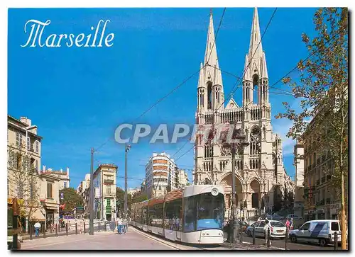 Moderne Karte Marseille BDR Place des Reformes La Canebiere