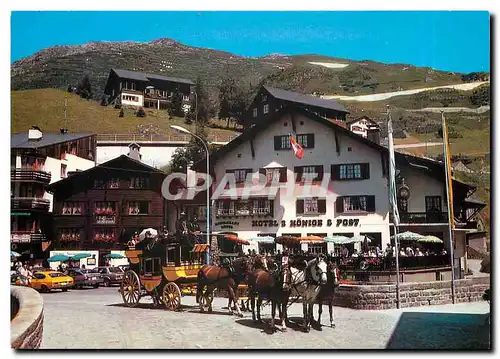 Cartes postales moderne Andermatt Gotthard Kutsche