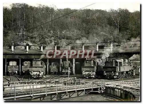 Cartes postales moderne Dampflok Bahnbetriebswerk Dillenburg Locomotive BR 94 1533 94 1538 und 94 1652