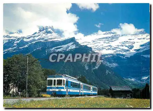 Cartes postales moderne Les Diablerets Rame Moderne Chemin de fer Aigle Sepey Diablerets