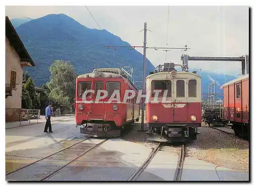 Cartes postales moderne Ferrovia Mesolcinese BDe 4 4 491 ABe 4 4 92