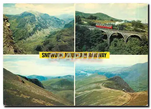 Cartes postales moderne Snowdon Mountain Railway Gwynedd