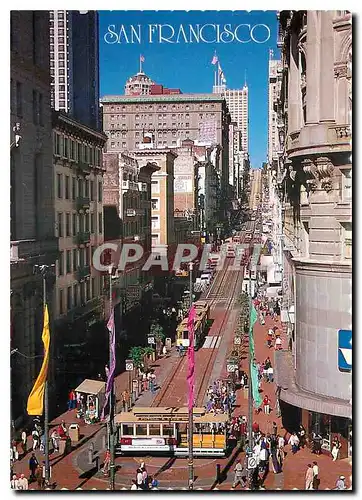 Cartes postales moderne San Francisco Cable Car at the Turntable