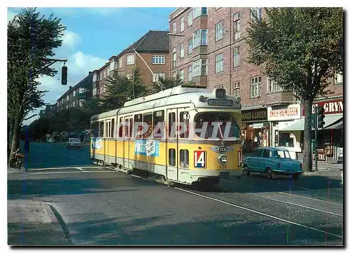 Cartes postales moderne Sporvejsmuseet Skjoldenaesholm KS Ledvogn nr 808