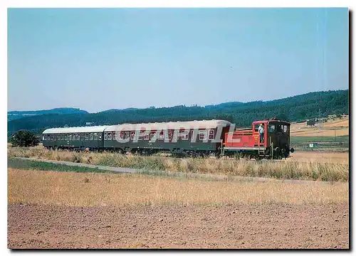 Moderne Karte Diesellok V52 der Merzig Buschfelder Eisenbahn