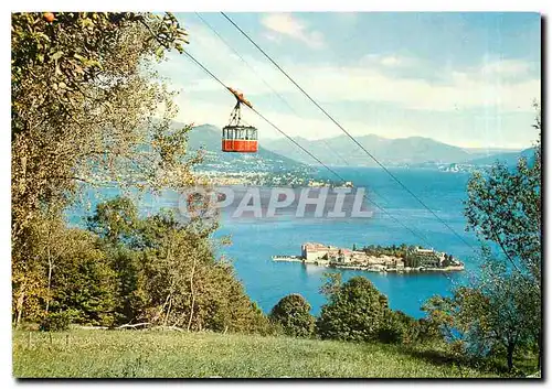 Cartes postales moderne Funivia Stresa Lido Panorama sur Lago Maggiore