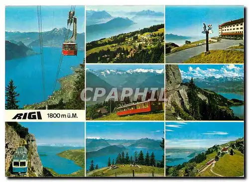 Cartes postales moderne Rigi Luftseibahn Weggis Kaltbad Arth Rigi Bahn