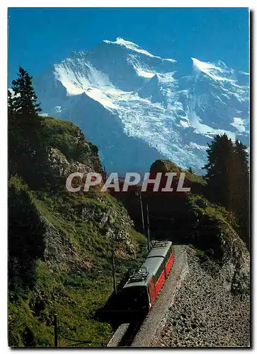 Moderne Karte Jungfrau mit Schynigeplatte Bahn