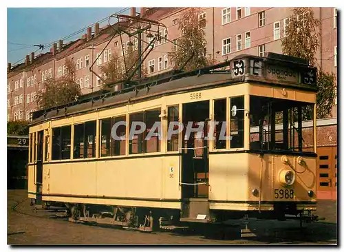 Moderne Karte Zweuachsiger Triebwagen Nr 5988 Typ T 24 49