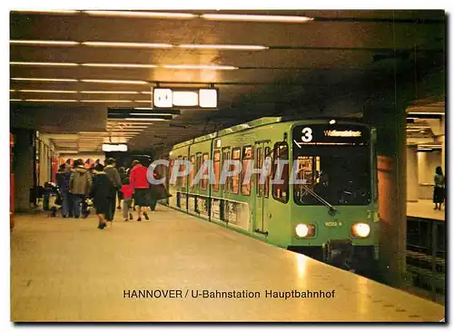 Cartes postales moderne Hannover U Bahnstation Hauptbahnhof